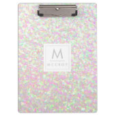 Porte-bloc Porte - bloc - Parties scintillant Iridescente Nom (Devant)