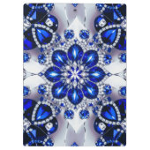 Porte-bloc Porte - bloc patriotique aux couleurs Bleues Blanc (Dos)