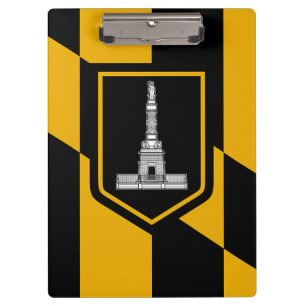 Porte-bloc Porte - bloc patriotique avec drapeau de Baltimore