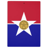 Porte-bloc Porte - bloc patriotique avec drapeau de Dallas (Dos)