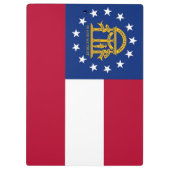 Porte-bloc Porte - bloc patriotique avec drapeau de Géorgie,  (Dos)