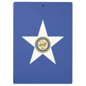 Porte-bloc Porte - bloc patriotique avec drapeau de Houston (Dos)