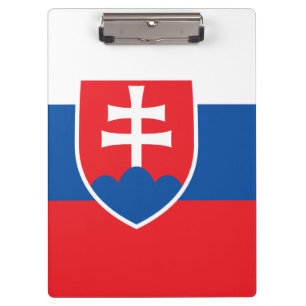 Porte-bloc Porte - bloc patriotique avec drapeau de la Slovaq