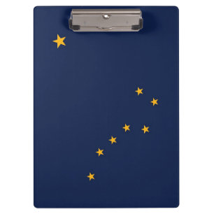 Porte-bloc Porte - bloc patriotique avec drapeau de l'Alaska,
