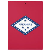 Porte-bloc Porte - bloc patriotique avec drapeau de l'Arkansa (Dos)