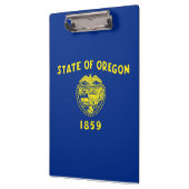 Porte-bloc Porte - bloc patriotique avec drapeau de l'Oregon, (Gauche)