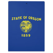 Porte-bloc Porte - bloc patriotique avec drapeau de l'Oregon, (Dos)