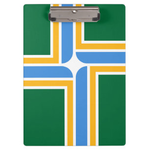 Porte-bloc Porte - bloc patriotique avec drapeau de Portland,