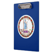 Porte-bloc Porte - bloc patriotique avec drapeau de Virginie, (Gauche)