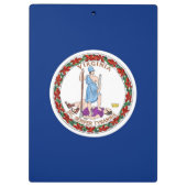 Porte-bloc Porte - bloc patriotique avec drapeau de Virginie, (Dos)