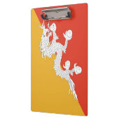 Porte-bloc Porte - bloc patriotique avec drapeau du Bhoutan (Gauche)