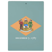 Porte-bloc Porte - bloc patriotique avec drapeau du Delaware, (Dos)