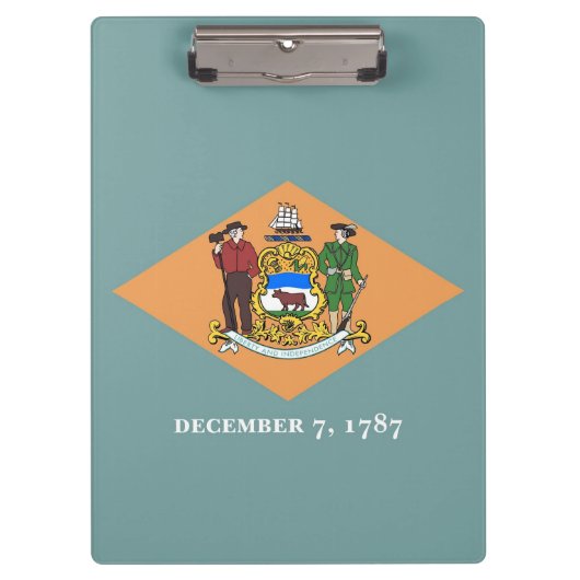 Porte-bloc Porte - bloc patriotique avec drapeau du Delaware, (Devant)