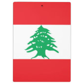 Porte-bloc Porte - bloc patriotique avec drapeau du Liban (Dos)