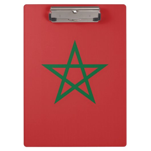 Porte-bloc Porte - bloc patriotique avec drapeau du Maroc (Devant)