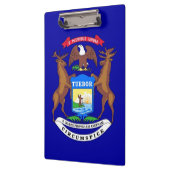 Porte-bloc Porte - bloc patriotique avec drapeau du Michigan, (Gauche)