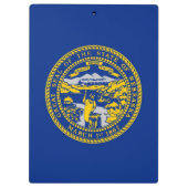 Porte-bloc Porte - bloc patriotique avec drapeau du Nebraska, (Dos)