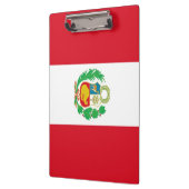 Porte-bloc Porte - bloc patriotique avec drapeau du Pérou (Gauche)