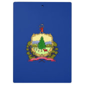 Porte-bloc Porte - bloc patriotique avec drapeau du Vermont, (Dos)