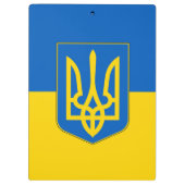 Porte-bloc Porte - bloc patriotique avec drapeau d'Ukraine (Dos)