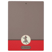 Porte-bloc Porte - bloc personnalisé de singe de chaussette (Dos)