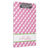 Porte-bloc Porte - bloc personnalisé En vichy mignon (Swatch)