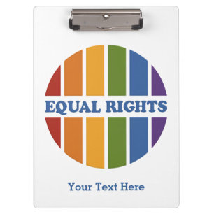 Porte-bloc Porte - bloc personnalisé Equal Rights