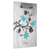 Porte-bloc Porte - bloc personnalisé Lovebirds turquoise (Swatch)