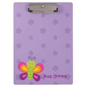 Porte-bloc Porte - bloc personnalisé par papillon coloré