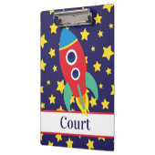 Porte-bloc Porte - bloc personnalisé Space Rocket (Gauche)