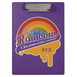 Porte-bloc Porte - bloc personnalisé Team Rainbow