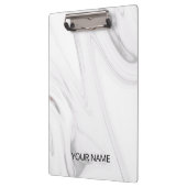 Porte-bloc Porte - bloc Personnaliser Marbre blanc (Gauche)