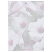Porte-bloc Porte - bloc Pétunias Blanc Et Rose (Dos)
