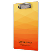 Porte-bloc Porte - bloc polygonal orange et jaune (Gauche)