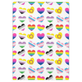 Porte-bloc Porte - bloc Pride Hearts (Dos)