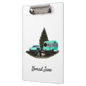 Porte-bloc Porte - bloc Rétro Camping Car Trailer (Gauche)