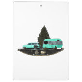 Porte-bloc Porte - bloc Rétro Camping Car Trailer (Dos)