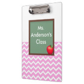 Porte-bloc Porte - bloc rose de tableau de Chevron de (Gauche)