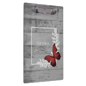 Porte-bloc Porte - bloc rustique du papillon rouge (Swatch)