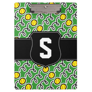 Porte-bloc Porte - bloc sportif de softball monogramme pers