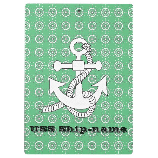 Porte-bloc Porte - bloc - Thème nautique avec texte (Dos)