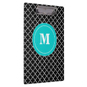 Porte-bloc Porte - bloc turquoise noir de monogramme de (Swatch)