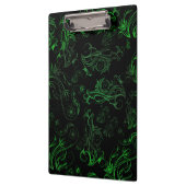 Porte-bloc Porte - bloc vert floral (Gauche)