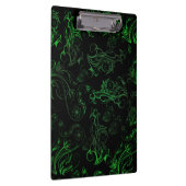 Porte-bloc Porte - bloc vert floral (Swatch)