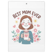 Porte-bloc Porte - blocs de design pour la fête des mères (Dos)