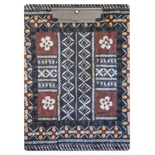 Porte-bloc Porte - blocs d'impression en tissu Tapa Fiji