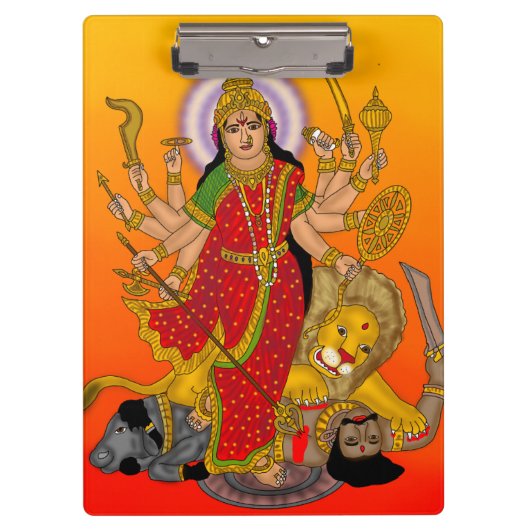 Porte-bloc Porte-clip Goddess Durga (Devant)
