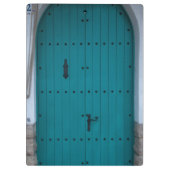 Porte-bloc Porte côtière bleue de Costa Brava Espagne (Dos)