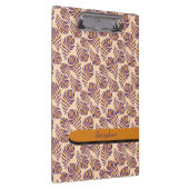 Porte-bloc Porte-documents à plumes de paon boho (Swatch)