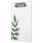 Porte-bloc Porte-documents botanique vert minimal (Gauche)